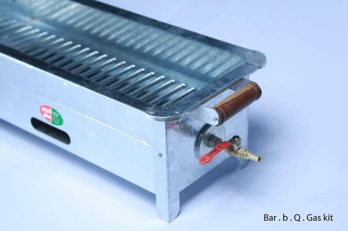 BBQ Grill Angeethi 36 Inch with Dual Gas and Charcoal Function