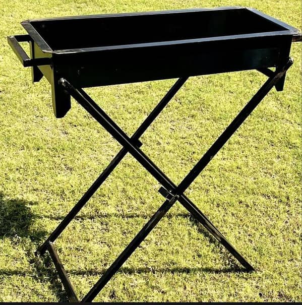 BBQ Grill 40 inch with Long Stand (16 Gauge) for Home and Commercial Use