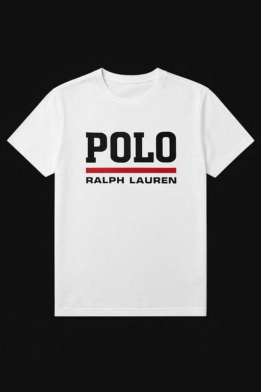 Classic White POLO Ralph Lauren Printed T-Shirt - Premium Cotton Casual Wear
