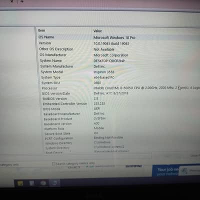 Dell Inspiron 3558 Laptop For Sale