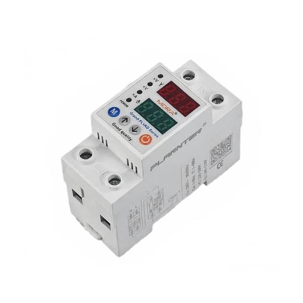 MORA Grand AES Series Digital Voltage Protector 80A Over Under Voltage & Over Current Relay - Adjustable Automatic Protector