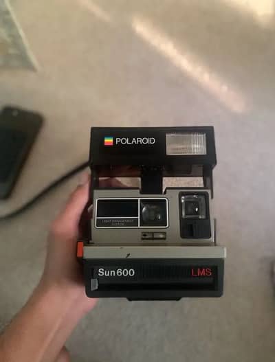 SUN 600 LMS polaroid Camera