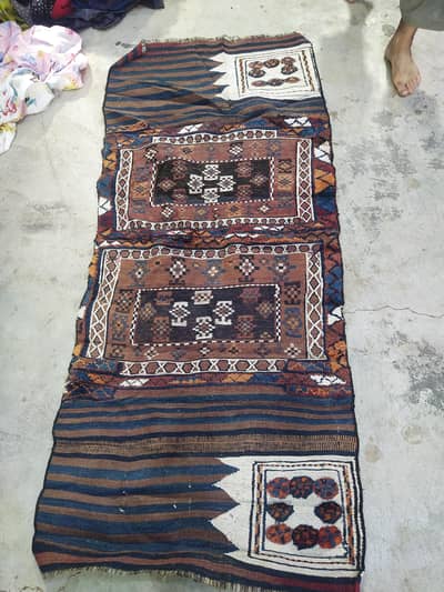 Hand-woven carpet