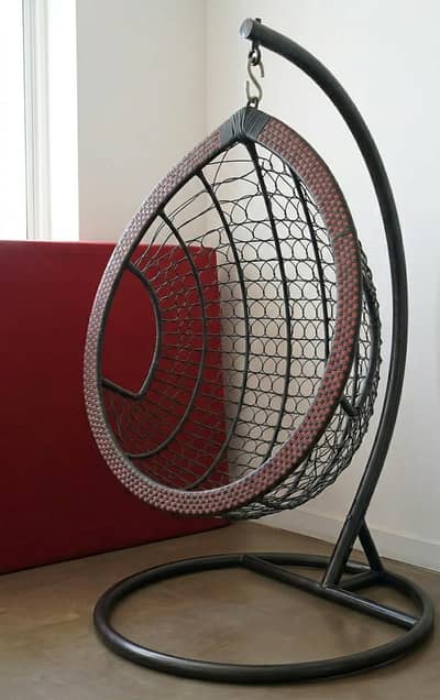 Premium Hanging Egg Chair with Heavy-Duty Stand
