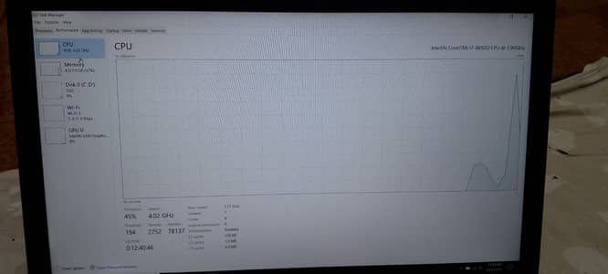 Dell i7 8th gen 15.6 best battery good condition
