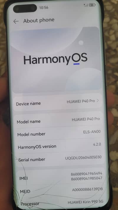 HUAWEI p40 pro non pta