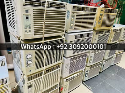 - Half Ton Window Ac | Pona Ton Ac | 110v Ship Ac | Japani Used Ac