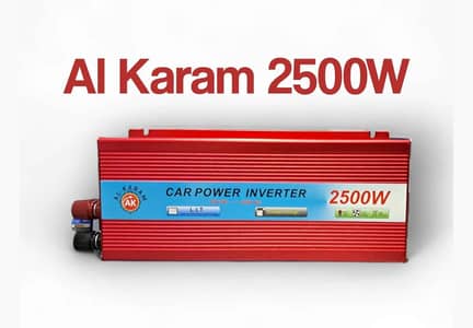 Al Karam 2500W Car Power Inverter – Almost New – 5000 Final