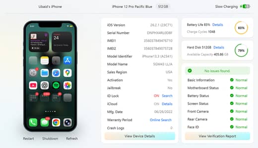 Apple iPhone 12 Pro - 512Gb - Excelent Condition
