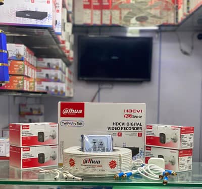 HD 4 Camera Security Setup – Ready to Install DAHUA brand