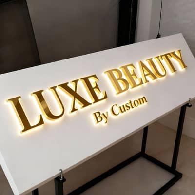 3D Sign Boards/Acp Wall Cladding/12m/Glass/Front Elevation/Renovation