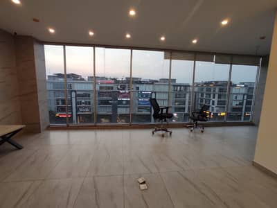 Prime 08-Marla Semi-Furnished Office | 4th Floor | Available at Reasonable Rent