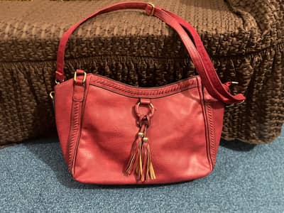 VINBAGGE Leather Hand bag for women