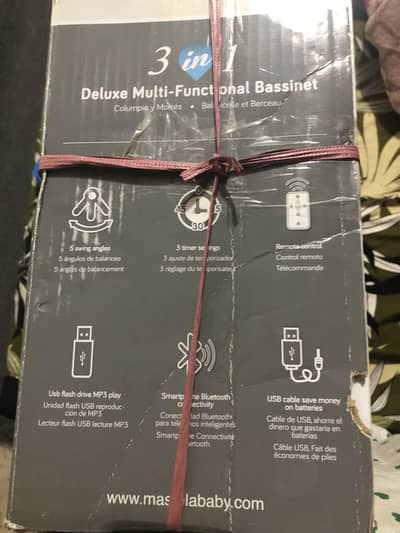 Mastela 3in1  deluxe multi functional bassinet