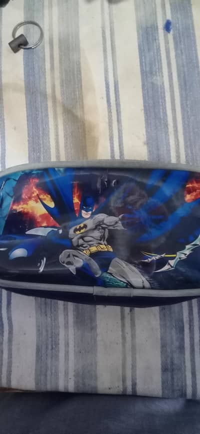 Batman cover pouch for students to keep accessories