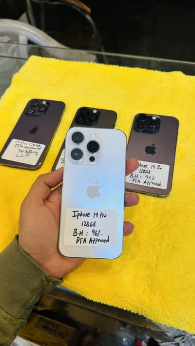 Iphone 14pro 128gb PTA Approved LLA Model Waterpack Stock