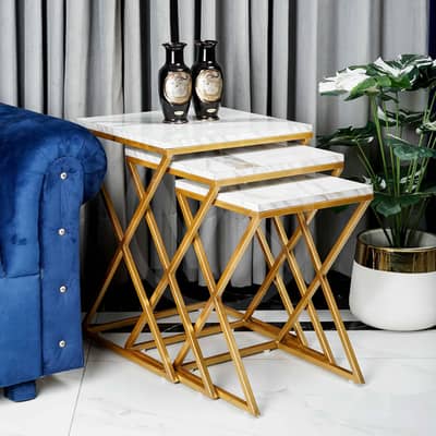 Square 3 pcs Nesting Table Coffee tables