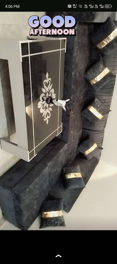 L shape new sofa only 3 month used