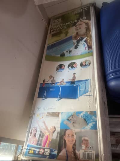 Rectangular  Intex swimming pool