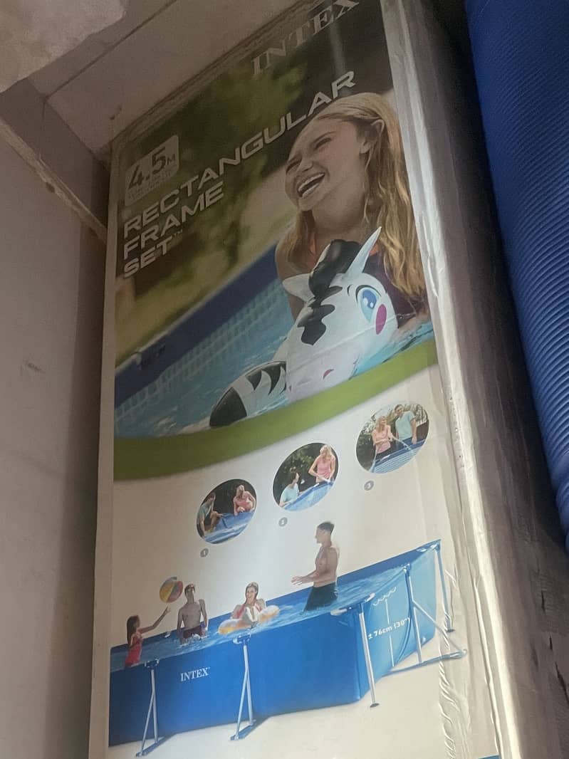 Rectangular  Intex swimming pool 1