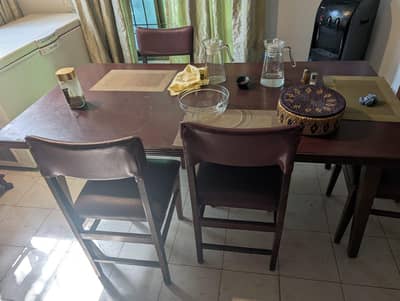 Solid Wood Dining Table Set