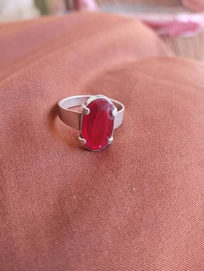 Original Silver Blue  Unari Pathar Ring