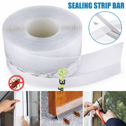 5 m Windproof Silicone Sealing Tape for Windows and Doors – Soundproof, Waterproof, Insectproof