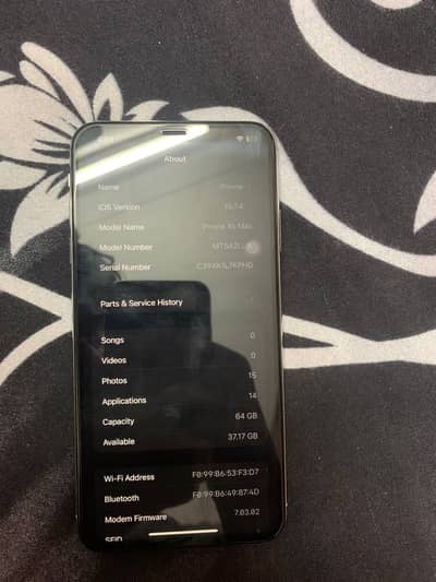 Iphone xs max 64gb Non pta factory unlock