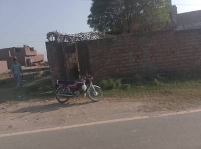 3 Marla corner commercial plot with 22ft front on sale located on 50ft road near New defence road and Ferozepur road gajjumate few steps from 200ft road kahna nau Lahore