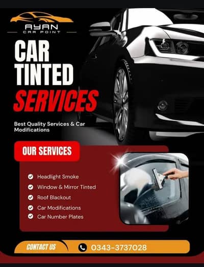 Car tinted Roof Blackout Paper - Quater Glass Mira Cultus Alto