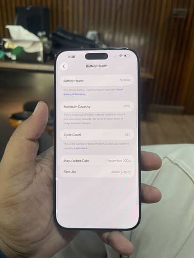 iPhone 16 pro max 512 black titanium