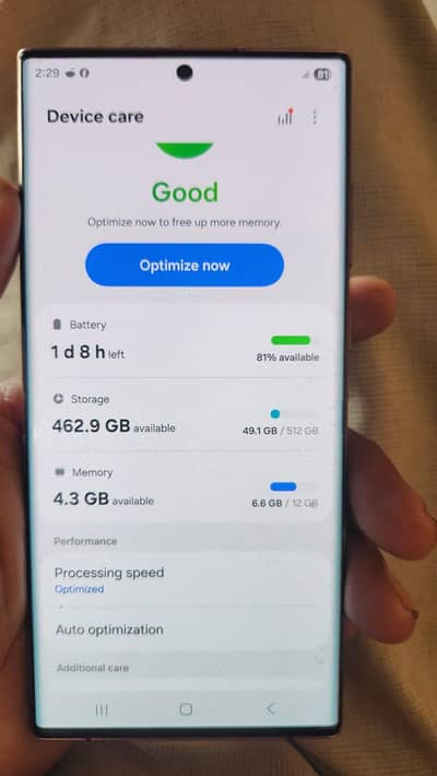 Samsung Galaxy S22 Ultra – 12GB RAM / 512GB
