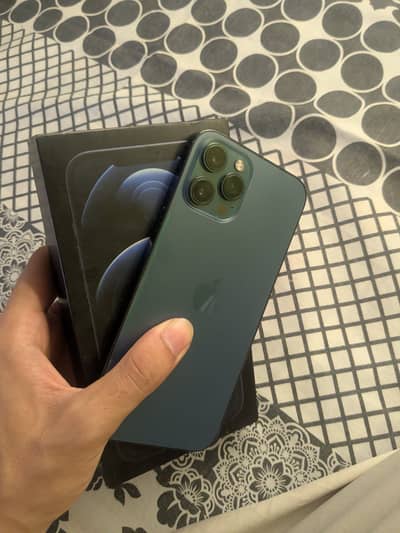 iPhone 12 Pro Max 256GB unlocked with box Face ID ok ture tune ok