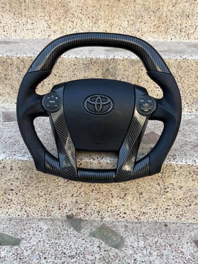 Toyota Prius/ Toyota Aqua Multimedia Steering wheel carbon fiber