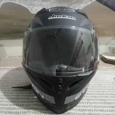 Full Face Bike Helmet Stylish Black Excellent Condition'