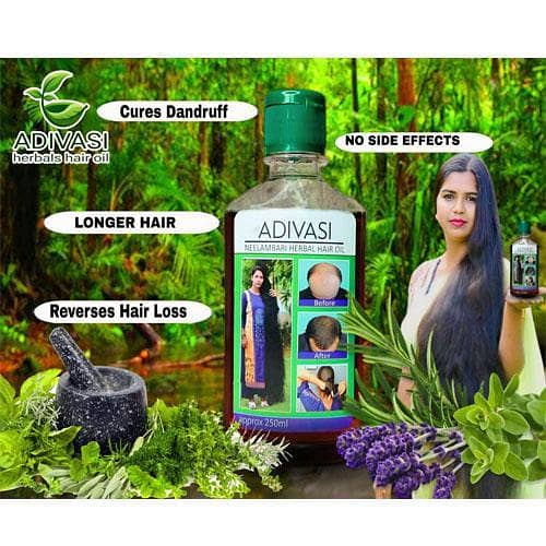Adivasi Neelambari Herbal Hair Growth Oil 250ml
