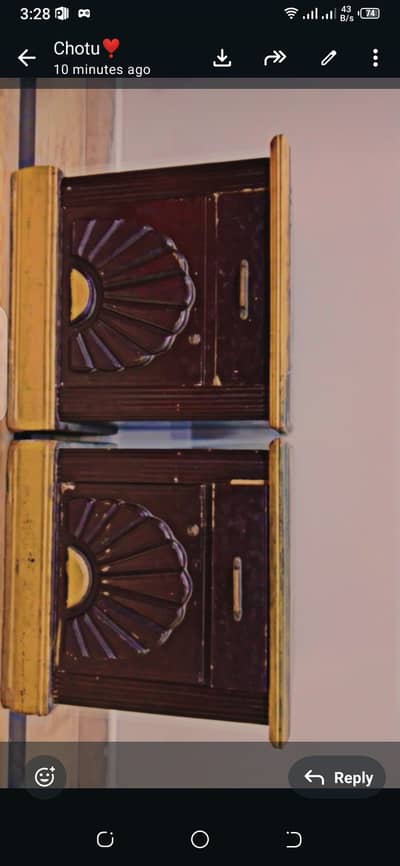 King Size Bed with side tables