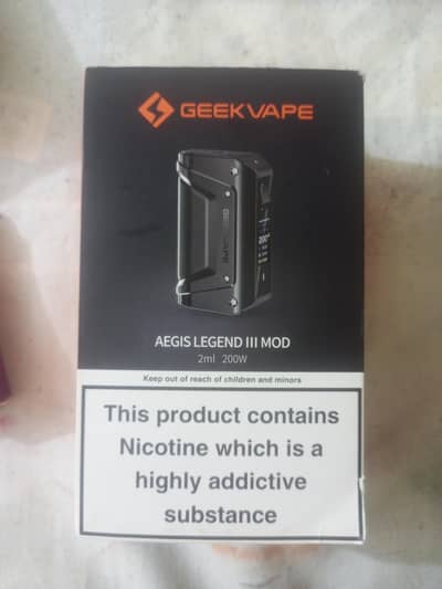 Geek vape Aegis legend 3 mod  imported brand New uk import