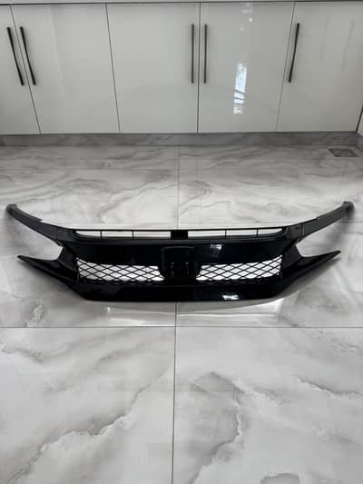 Honda Civic X Type R front Grill piano black
