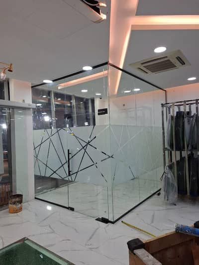 Office Partition with Glass | Aluminum & Glass Work | Best Rates Labor