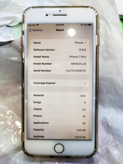 Iphone 7 PLUS 128 GB PTA