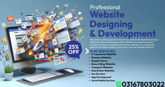 Web Development | Web Design | SEO | Ecommerce | Shopify store | SEO