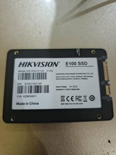 Hikvision 512 SSD Hard