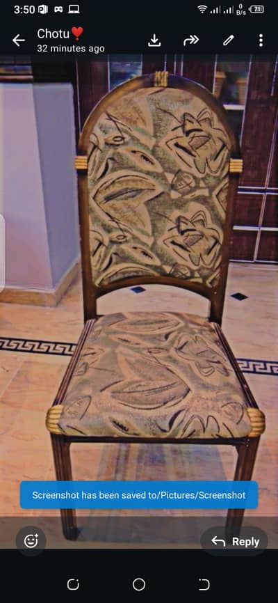 Dining table and 8 chairs