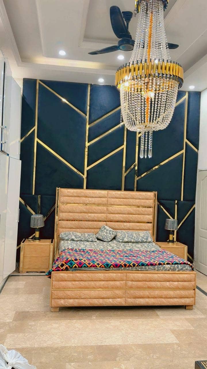 Luxury BED Set | Side Table | Dessing table | Cutomize Bed | Bed Table 10