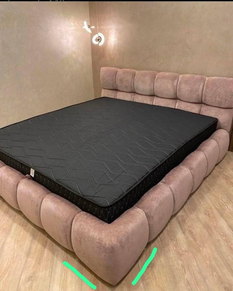 Luxury BED Set | Side Table | Dessing table | Cutomize Bed | Bed Table 19