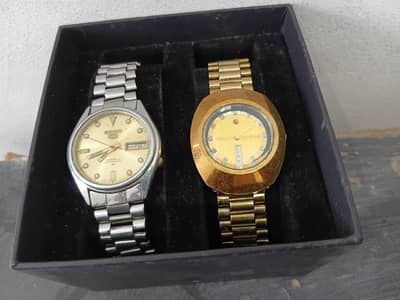 Original Rado Diastar swiss made(636.0313. 3) +seiko5 23jewels vintage