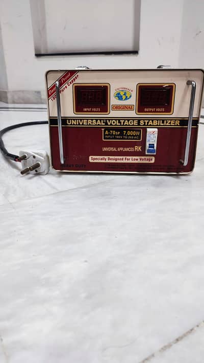 UNIVERSAL Voltage Stabilizer A70SP 7000W 100V-250