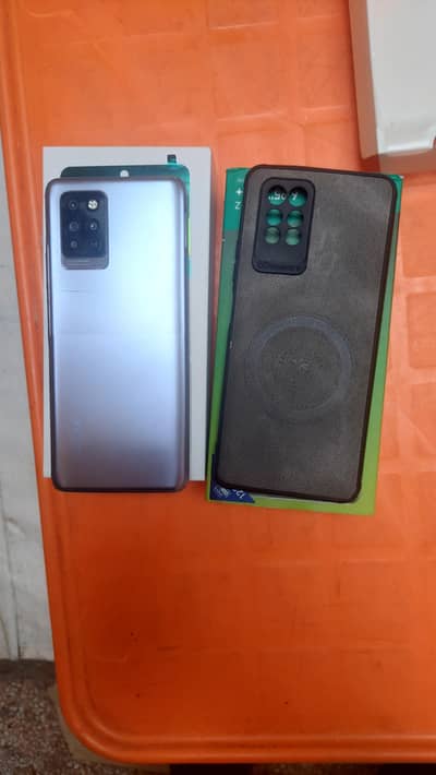 infinix note 10 pro 8gb 128gb with original box and charger