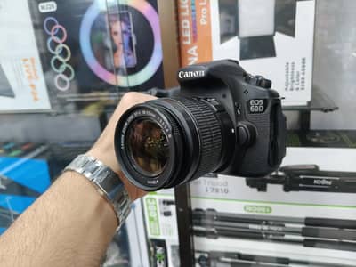 Canon 60d with 18-55 lens fresh condition 1 year warranty
